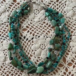 Silpada Beaded Turquoise Necklace, N1299, retired